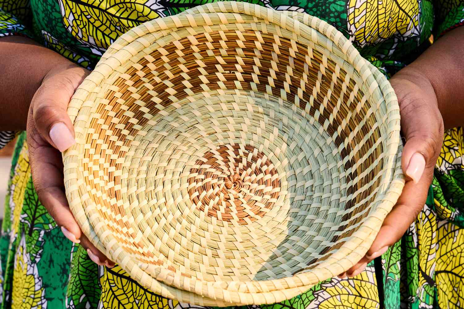 Sweetgrass basket
